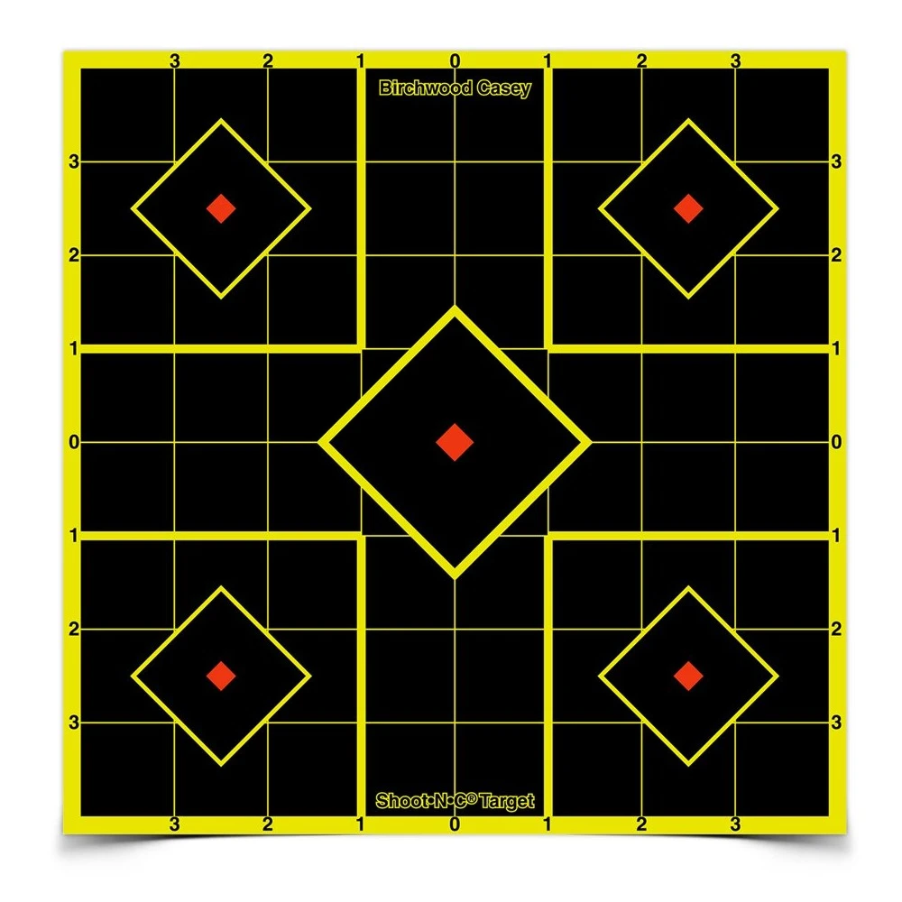 Birchwood Casey Shoot-N-C 12 Sight In Target 5-Pack, BC-34207 3 Birchwood Casey Shoot-N-C 12 Sight In Target 5-Pack, BC-34207