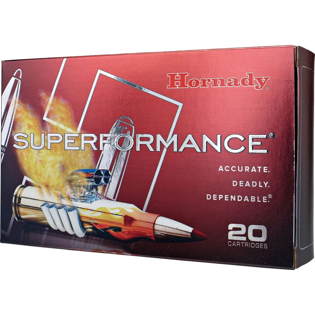 Hornady .25-06 Rem American Whitetail Rifle Ammunition, 20-Count, 8144 3 Hornady .25-06 Rem American Whitetail Rifle Ammunition, 20-Count, 8144