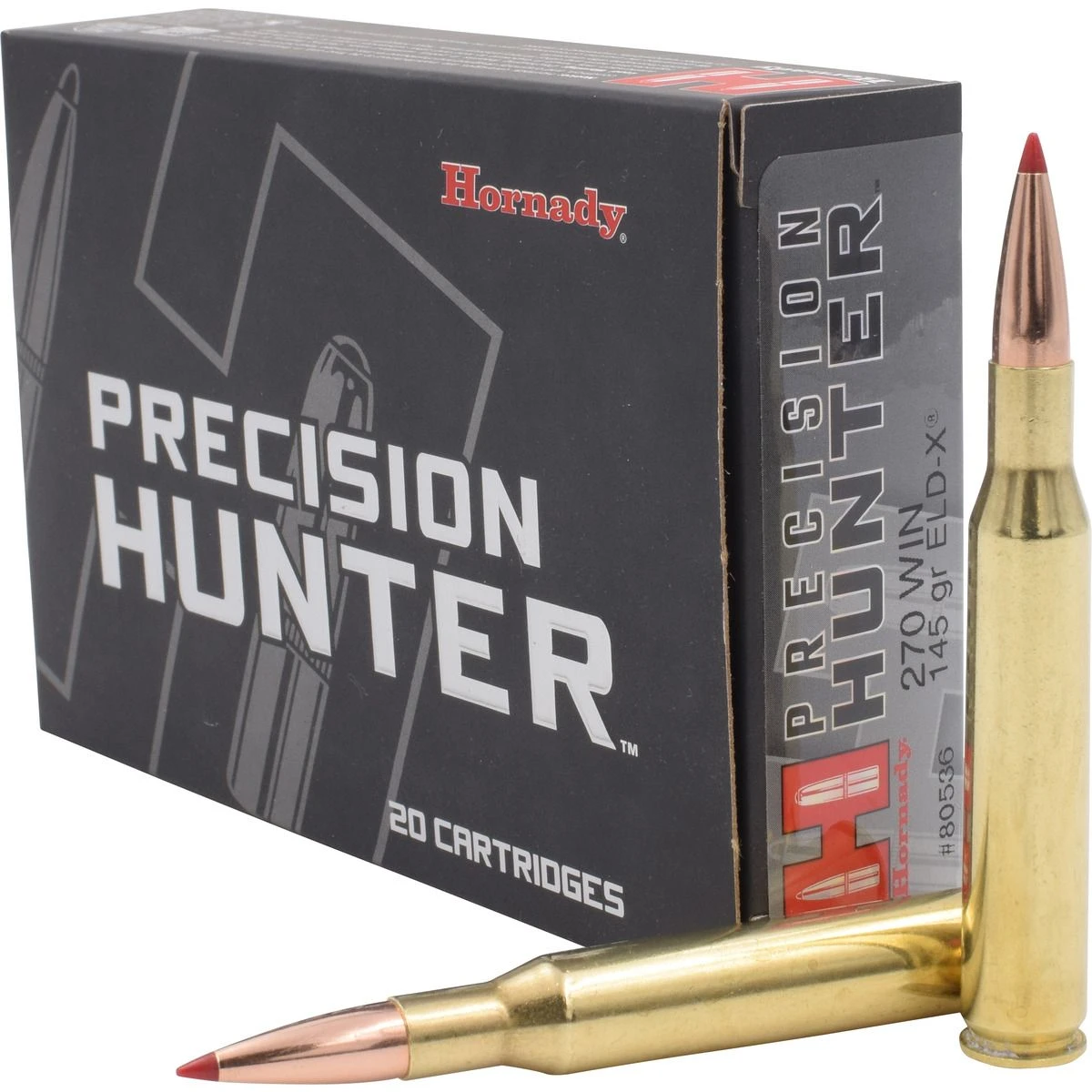 Hornady .270 Win American Whitetail Rifle Ammunition, 20-Count, 8053 3 Hornady .270 Win American Whitetail Rifle Ammunition, 20-Count, 8053