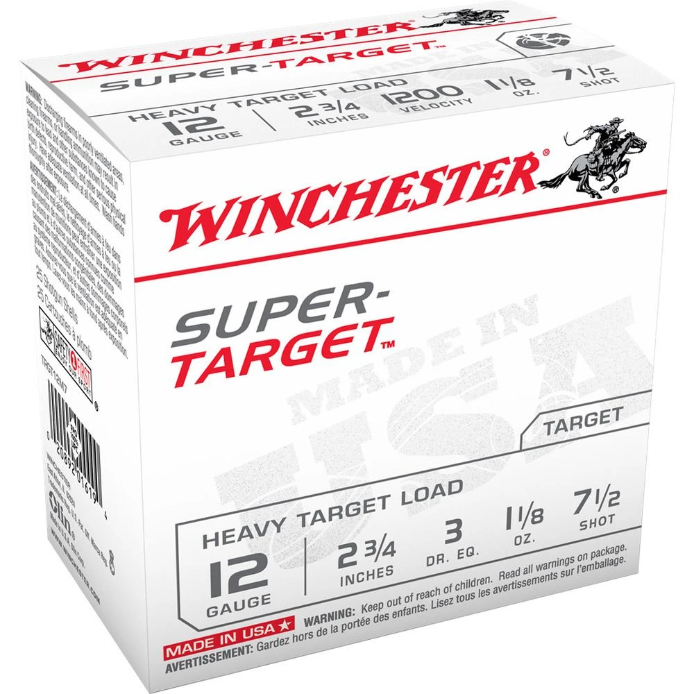 Winchester 12 Gauge - Heavy Target Load Ammo, 25-Round, TRGT12M7 3 Winchester 12 Gauge - Heavy Target Load Ammo, 25-Round, TRGT12M7