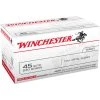 Winchester 45 Auto - 230 Grain Full Metal Jacket Ammo, 100-Round, USA45AVP 2 Winchester 45 Auto - 230 Grain Full Metal Jacket Ammo, 100-Round, USA45AVP -US Sporting Goods Sales Shop sftp a s assets20200504000000064