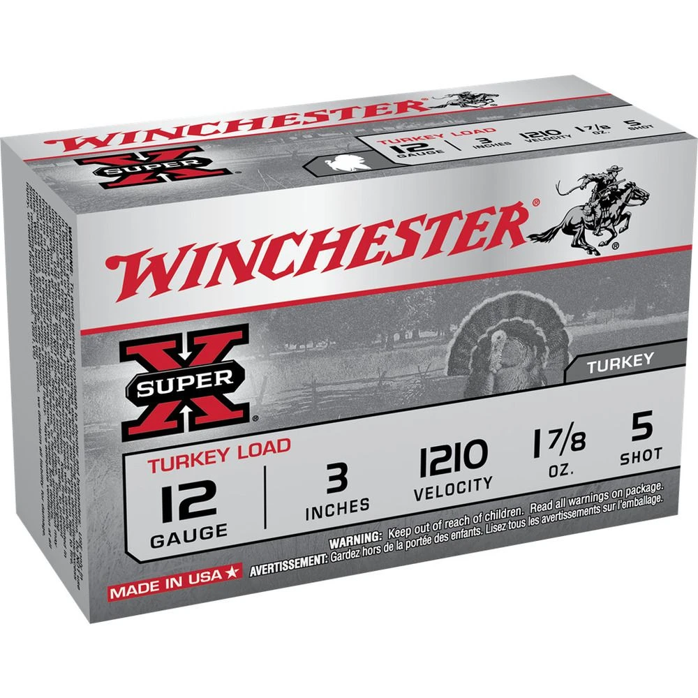 Winchester 12 Gauge - Turkey Load Ammo, 10-Round, X123MT5 3 Winchester 12 Gauge - Turkey Load Ammo, 10-Round, X123MT5