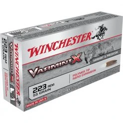 Winchester 223 REM - 55 Grain Polymer Tip Rapid Expansion Ammo, 20-Round, X223P