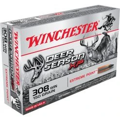 Winchester 308 WIN - 150 Grain Extreme Point Ammo, 20-Round, X308DS