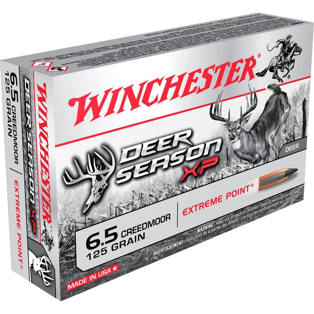 Winchester 6.5 Creedmoor - 125 Grain Extreme Point Ammo, 20-Round, X65DS 3 Winchester 6.5 Creedmoor - 125 Grain Extreme Point Ammo, 20-Round, X65DS
