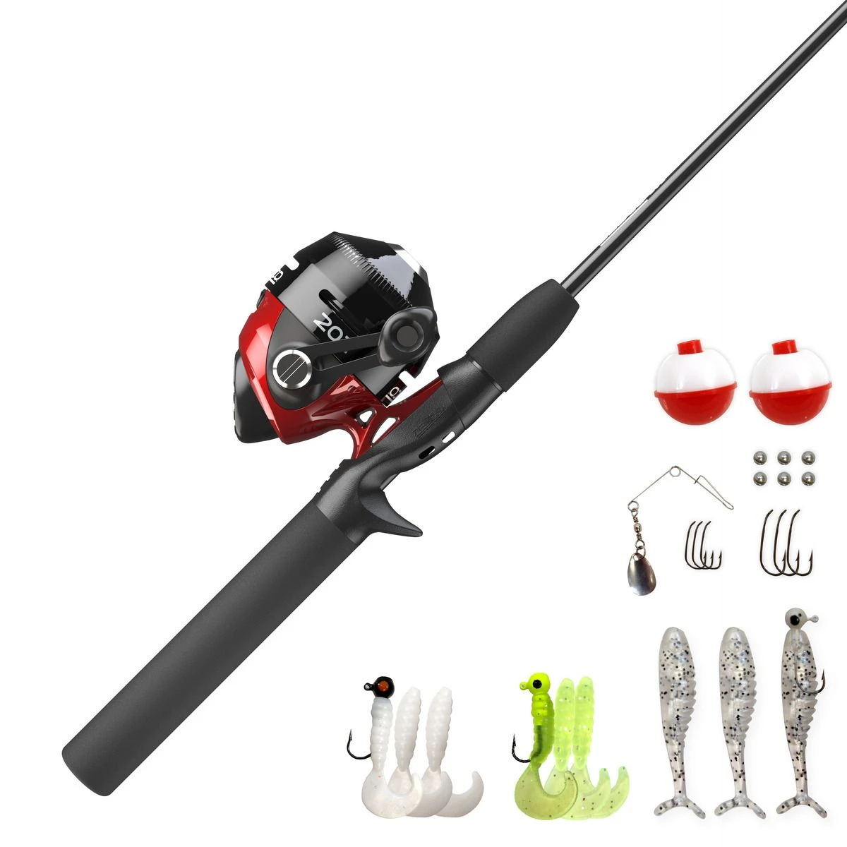 Zebco 202 Spincast Reel and Fishing Rod Combo, 21-40529 3 Zebco 202 Spincast Reel and Fishing Rod Combo, 21-40529