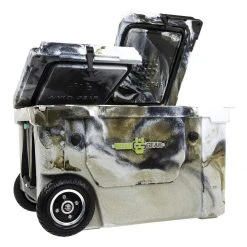 Wyld Gear Dual-Compartment Insulated Cooler with Wheels, HC50-17P, 50 Quart