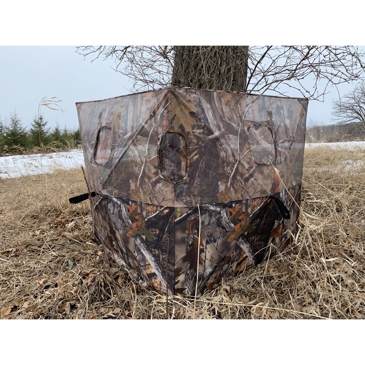 Naturescape 2 Sided See Through Camo Hub Blind, NEHB-2ST 3 Naturescape 2 Sided See Through Camo Hub Blind, NEHB-2ST