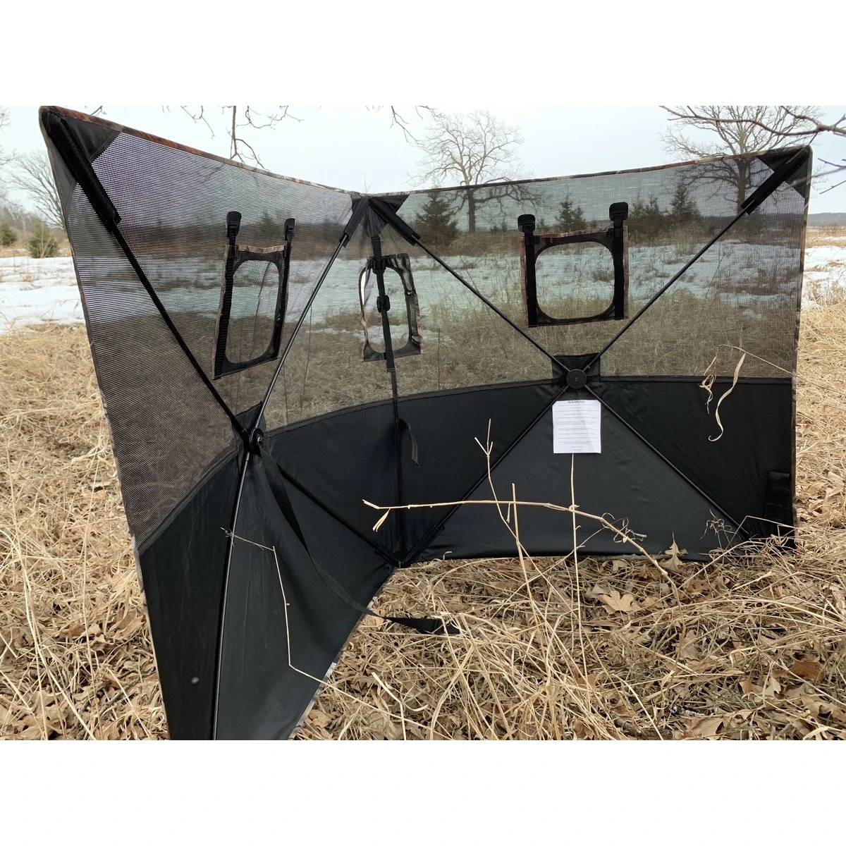 Naturescape 2 Sided See Through Camo Hub Blind, NEHB-2ST 4 Naturescape 2 Sided See Through Camo Hub Blind, NEHB-2ST - Image 2