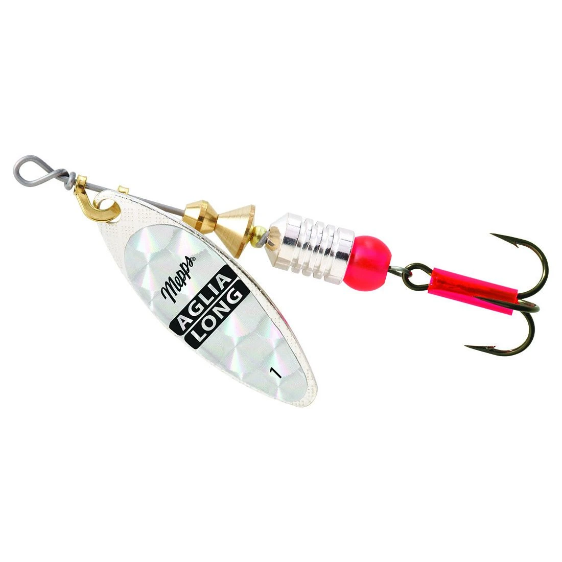 Mepps Aglia Long-Plain Treble Rainbo Scale Blade #1 (1/6 OZ), AL1 S/RS 3 Mepps Aglia Long-Plain Treble Rainbo Scale Blade #1 (1/6 OZ), AL1 S/RS