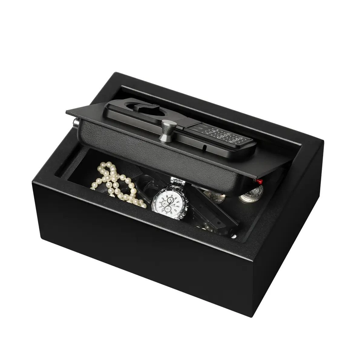 Fortress Personal Drawer Safe with Electronic Lock, 5.9 X 12.8 X 9.65, 44E10 4 Fortress Personal Drawer Safe with Electronic Lock, 5.9 X 12.8 X 9.65, 44E10 - Image 2