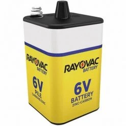 Rayovac Heavy Duty Battery, Spring Terminal, 944C, 6V