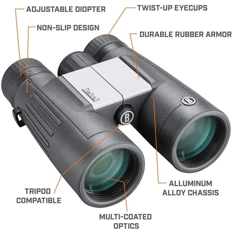 Bushnell PowerView 2 Binoculars, 10 x 42mm, PWV1042 4 Bushnell PowerView 2 Binoculars, 10 x 42mm, PWV1042 - Image 2
