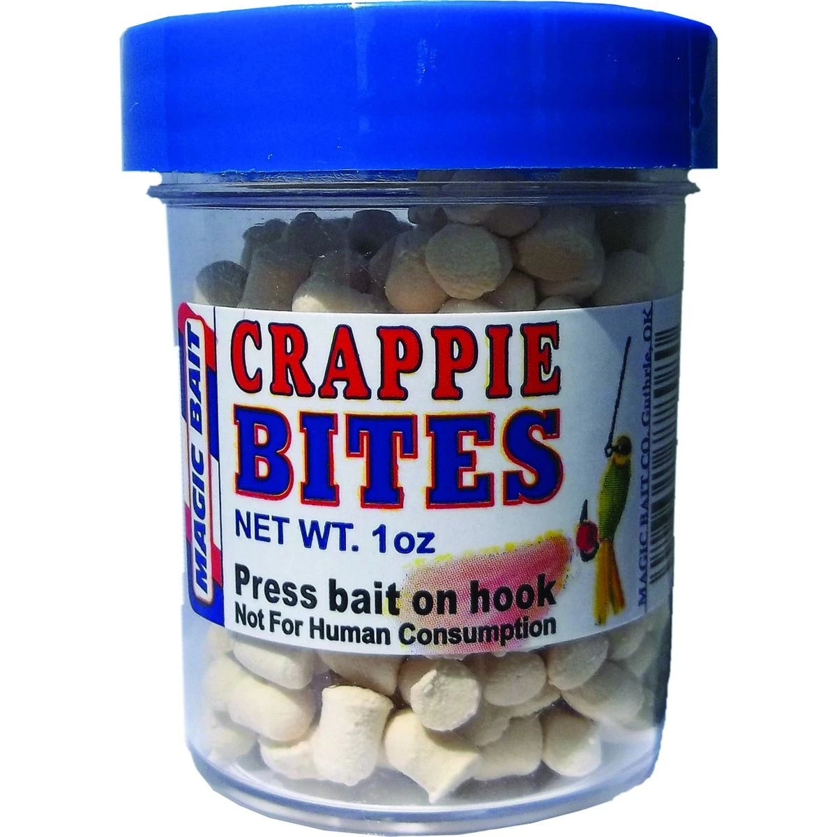 Magic Crappie Bites, White, 71426, 1 OZ 3 Magic Crappie Bites, White, 71426, 1 OZ