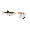 South Bend Bend Minnow Spinner, 1/4 OZ, Silver Rainbow Trout, SB-MIN14-RBT