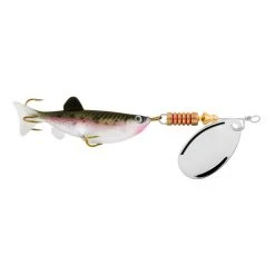 South Bend Minnow Spinner Trout, 1/6 OZ, Silver Rainbow, SB-MIN16-RBT