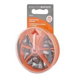 South Bend Bass Casting Sinker Assortment, 28-Piece, 169268