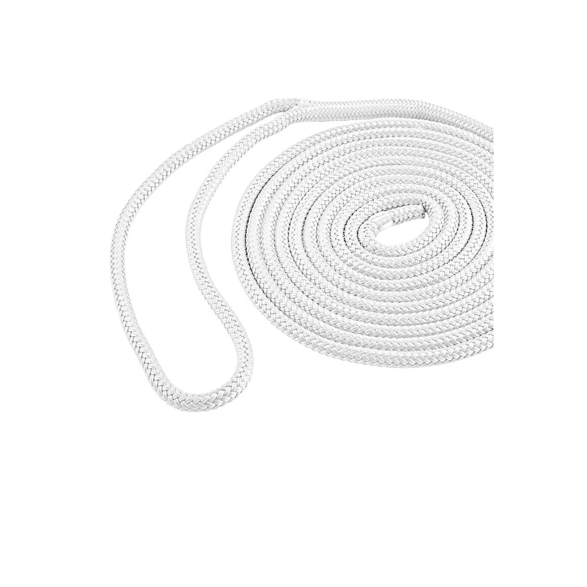 Shoreline Marine Double Braided Nylon Dock Line, White, 65208, 3/8 IN x 20 FT 3 Shoreline Marine Double Braided Nylon Dock Line, White, 65208, 3/8 IN x 20 FT