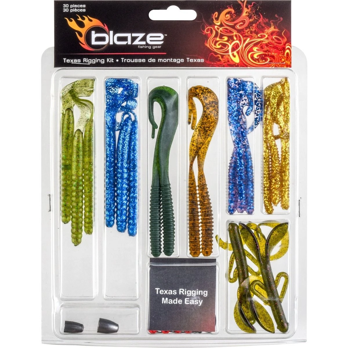 Blaze Texas Rig Kit, 30-Piece, BL-TXRGKIT 3 Blaze Texas Rig Kit, 30-Piece, BL-TXRGKIT
