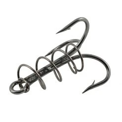 Mudville Catmaster Dough Double Treble Hooks, Sizxe 2, 3-Pack, 123841