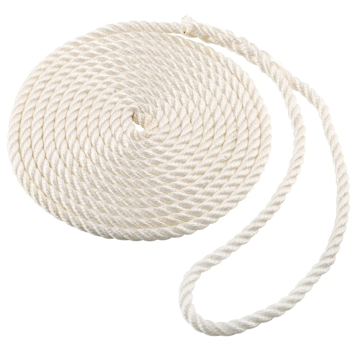Shoreline Marine Twisted Nylon Anchor Line, White, 59101, 3/8 IN x 50 FT 3 Shoreline Marine Twisted Nylon Anchor Line, White, 59101, 3/8 IN x 50 FT