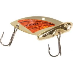 Reef Runner Cicada Blade Lure, 1/4 OZ, Gold/Orange, 18803
