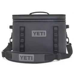 Yeti Hopper Flip Soft Cooler, Charcoal, 18050130002, 18 Quart