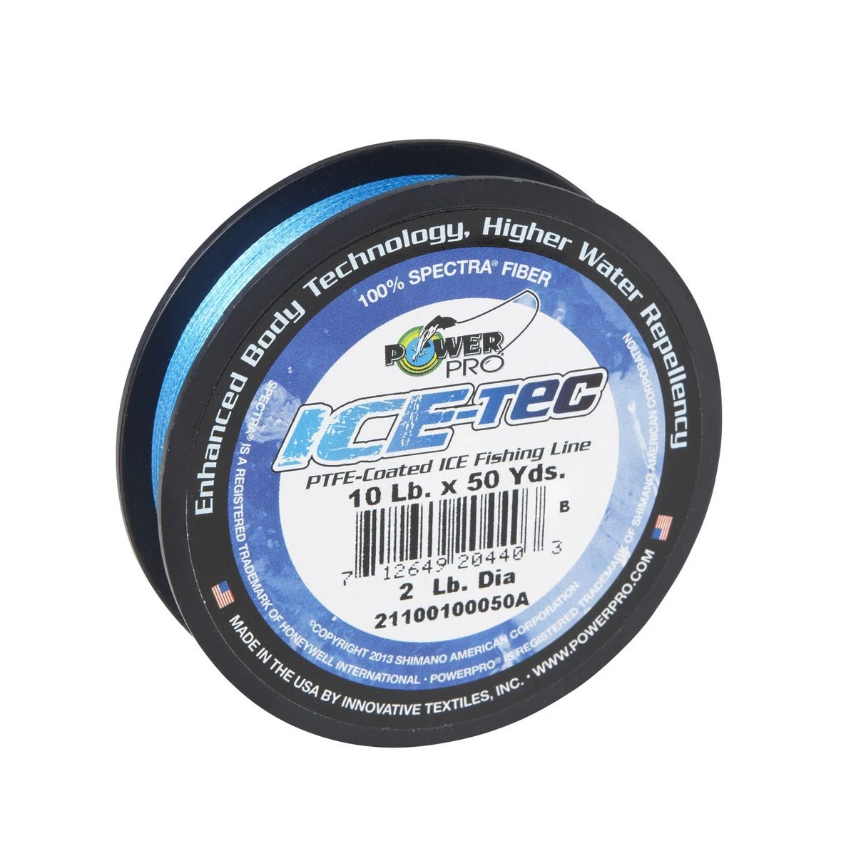 Power Pro Ice-Tec Blue, 50 YD,10 LB Ice Line, 010050A 4 Power Pro Ice-Tec Blue, 50 YD,10 LB Ice Line, 010050A - Image 2