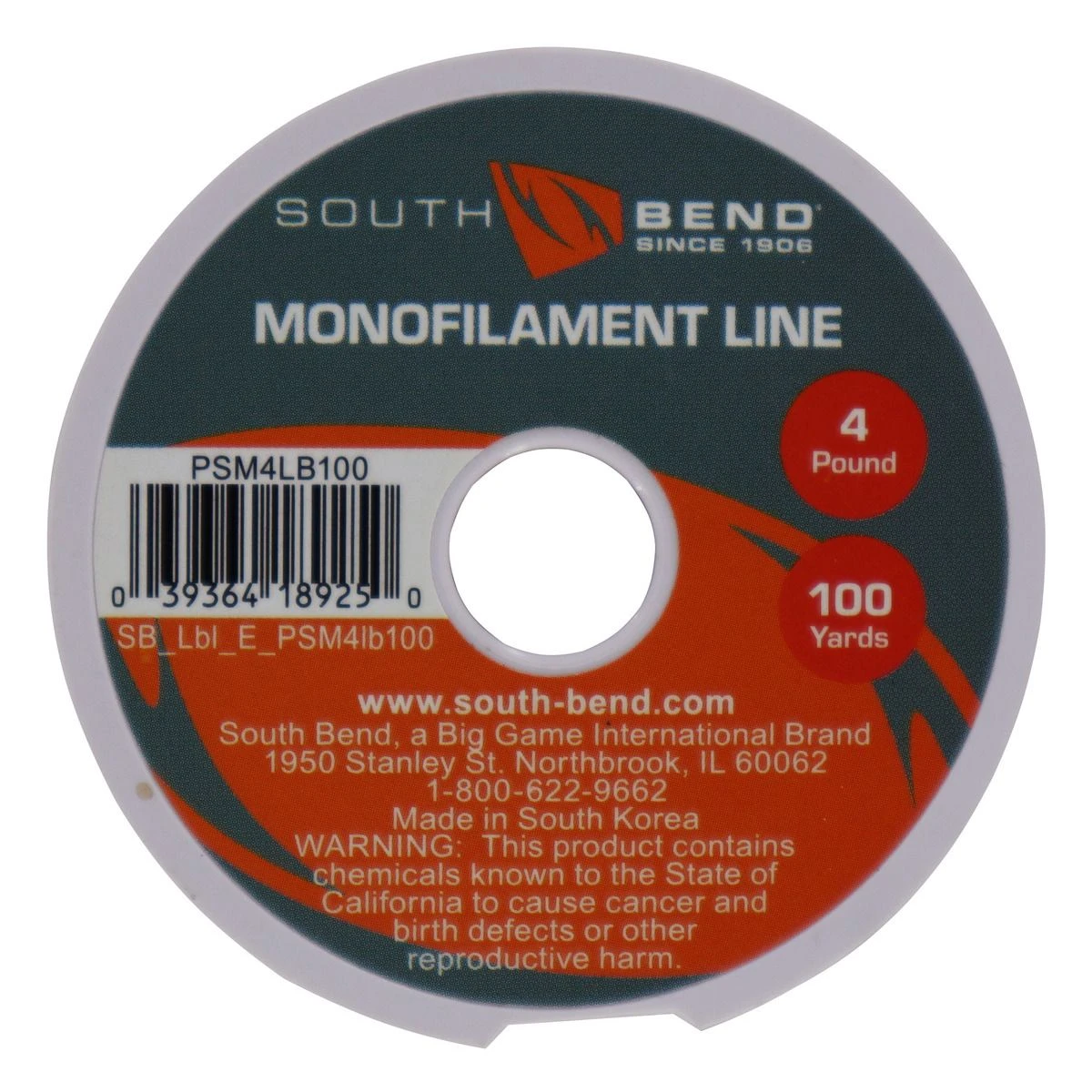 South Bend Pony Spool Fishing Line, Assorted Sizes, 60PONYSMONO 3 South Bend Pony Spool Fishing Line, Assorted Sizes, 60PONYSMONO