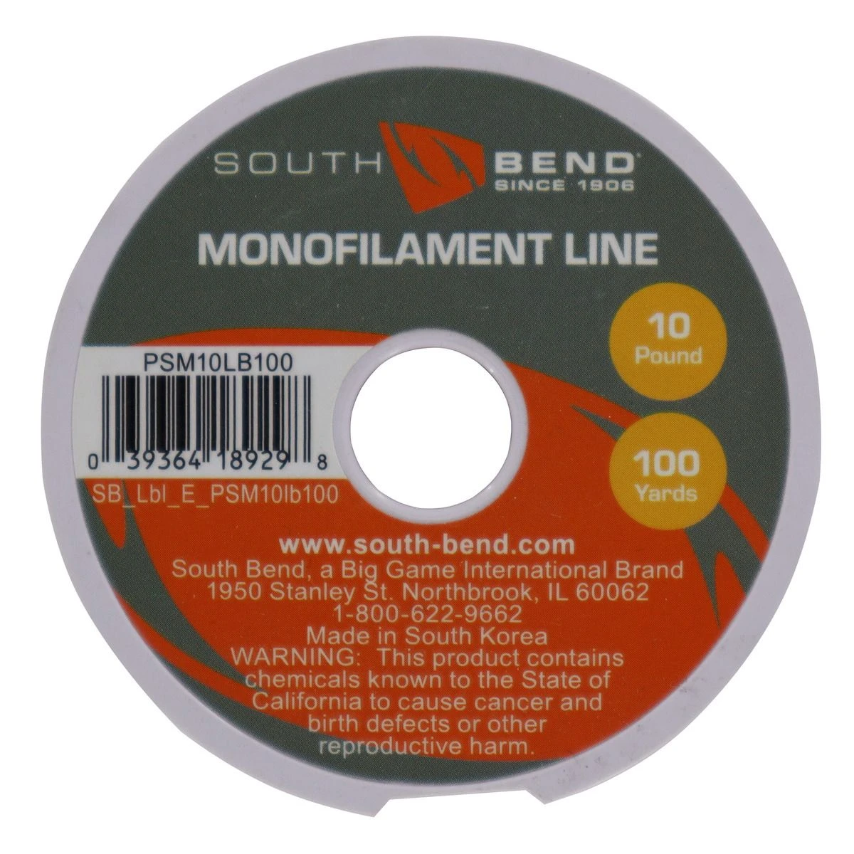 South Bend Pony Spool Fishing Line, Assorted Sizes, 60PONYSMONO 6 South Bend Pony Spool Fishing Line, Assorted Sizes, 60PONYSMONO - Image 4