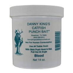 Danny Kings Blood Catfish Punch Bait, 51, 14 OZ