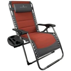 Black Sierra Equipment XL HD Padded Zero Gravity Lounger, ZGCH-008-BTH-BSE