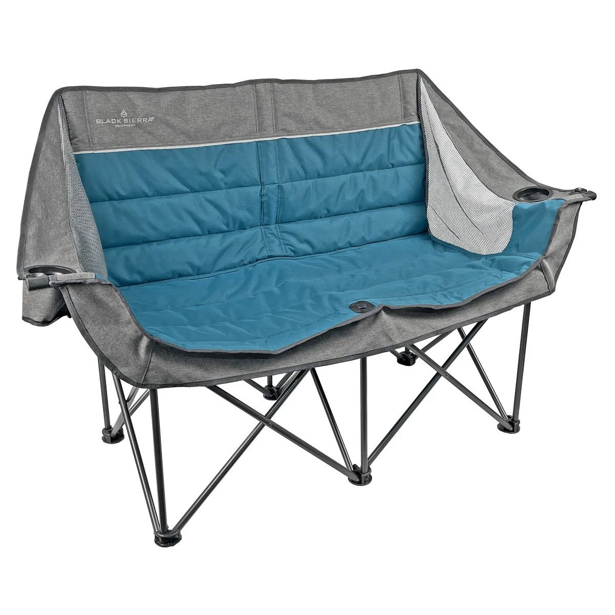 Black Sierra Equipment Doublewide Padded Sofa, DWCH-002-BG 4 Black Sierra Equipment Doublewide Padded Sofa, DWCH-002-BG - Image 2