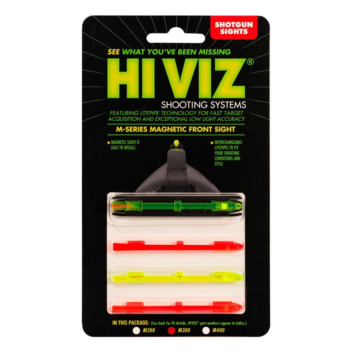 Hiviz M-Series Ultra-Narrow Magnetic Shotgun Sight, M300 4 Hiviz M-Series Ultra-Narrow Magnetic Shotgun Sight, M300 - Image 2