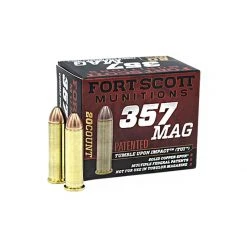 Fort Scott Munitions 357 MAGNUM 125 Grain Centerfire Pistol Ammunition, 357MAG-125-SCV